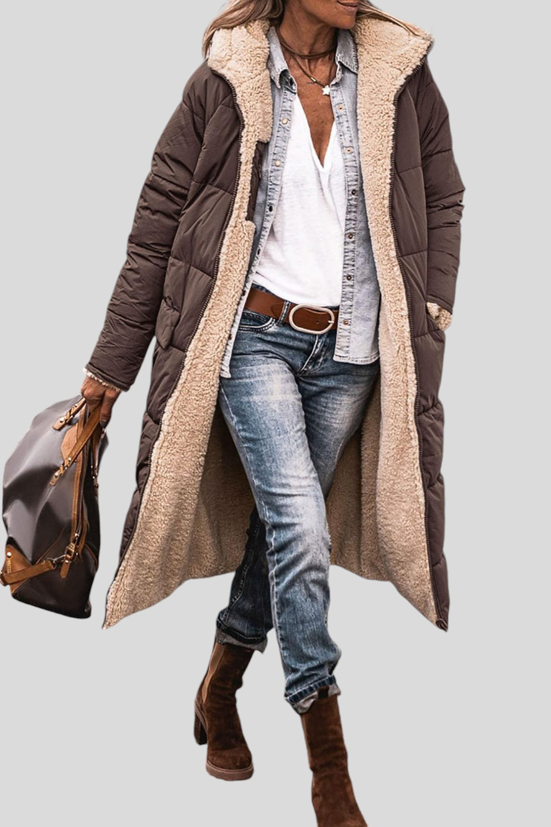 Gianna - Chic Reversible Overcoat