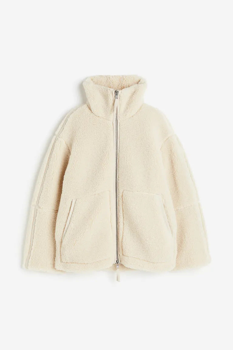 Sarah | Warm teddy jacket